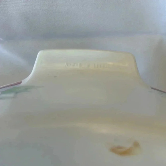 Vintage CorningWare "Peony Floral" A-1-B 2 Liter Casserole Dish w/ Pyrex Lid A9C - Picture 8 of 12